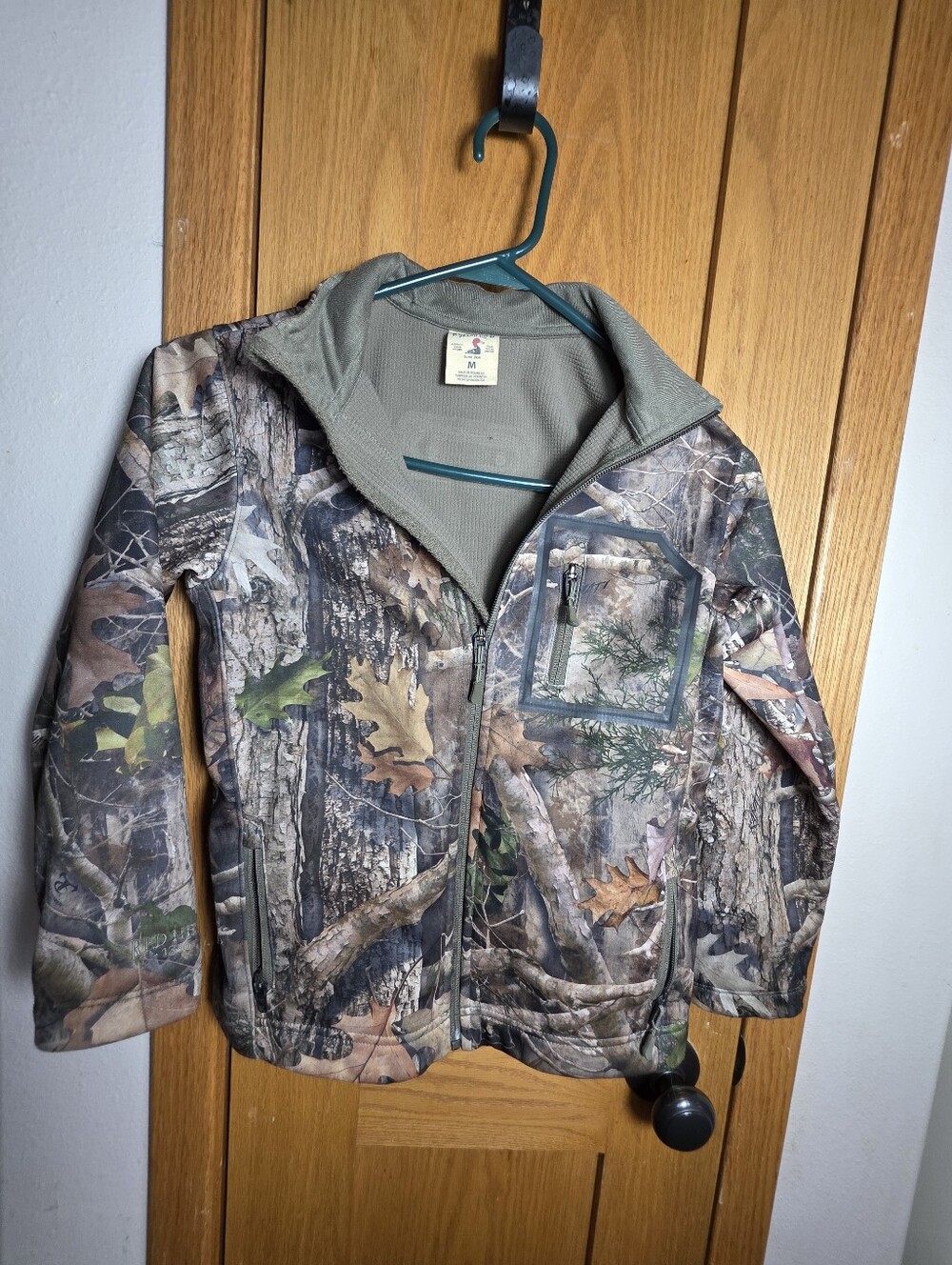 RedHead Kids Realtree-Style Camo Jacket - Brown/Green Hunting Fishing Y2K